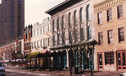 Historic Main Street in Marcy Holmes Neighborhood of Minneapolis