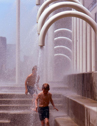 Riverside Plaza Fountain